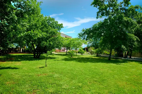 Rasenfläche und privater Garten der Villa Stokovci